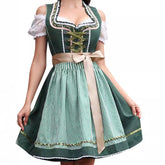 Halloween Maid Uniform Barpool Women's Sexy Mini Dress Dirndl - kinko